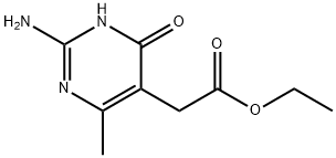Ethyl (2-amino-4-hydroxy-6-methyl-5-pyrimidinyl)acetate 구조식 이미지