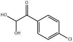 4-Chlorophenylglyoxal hydrate 구조식 이미지