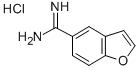 1-BENZOFURAN-5-CARBOXIMIDAMIDE HYDROCHLORIDE,97% Structure