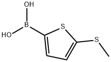 5-(METHYLSULFANYL)-2-THIENYLBORONIC ACID Structure