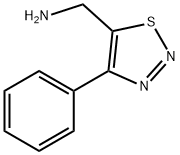 (4-PHENYL-1,2,3-THIADIAZOL-5-YL)메틸아민 구조식 이미지