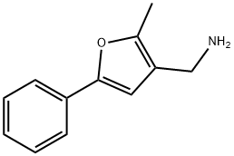 (2-METHYL-5-PHENYL-3-FURYL)METHYLAMINE,97% Structure