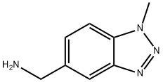 (1-METHYL-1H-1,2,3-BENZOTRIAZOL-5-YL)METHYLAMINE Structure