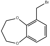 6-(브로모메틸)-3,4-디히드로-2H-1,5-벤조디옥세핀 구조식 이미지