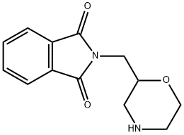2-(1,4-OXAZINAN-2-YLMETHYL)-1H-ISOINDOLE-1,3(2H)-DIONE 구조식 이미지