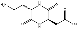 2-피페라진아세트산,5-(2-아미노에틸)-3,6-디옥소-,(2R,5S)-(9CI) 구조식 이미지