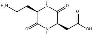 2-피페라진아세트산,5-(2-아미노에틸)-3,6-디옥소-,(2R,5R)-(9CI) 구조식 이미지