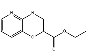 ETHYL 3,4-DIHYDRO-4-METHYL-2H-PYRIDO[3,2-B][1,4]OXAZINE-2-CARBOXYLATE Structure
