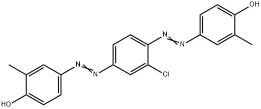 4,4'-[(хлор-п-фенилен)бис(азо)]ди-о-крезол структурированное изображение