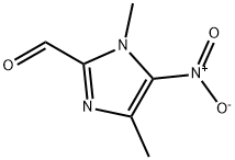 1,4-DIMETHYL-5-NITRO-1H-IMIDAZOLE-2-CARBALDEHYDE Structure