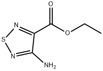 1,2,5-Thiadiazole-3-carboxylicacid,4-amino-,ethylester(9CI) Structure