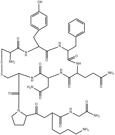 Lypressin 구조식 이미지