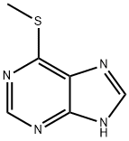 6-(Methylthio)purine 구조식 이미지