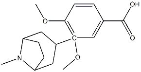 (8-methyl-8-azabicyclo[3.2.1]oct-3-yl) 3,4-dimethoxybenzoate Structure