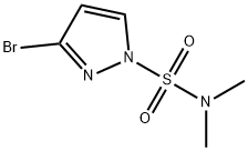 3-BroMo-1-(diMethylsulfaMoyl)pyrazole 구조식 이미지