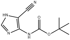 Carbamic acid, (5-cyano-1H-imidazol-4-yl)-, 1,1-dimethylethyl ester (9CI) Structure