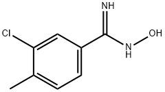 3-CHLORO-N-HYDROXY-4-METHYL-BENZAMIDINE 구조식 이미지