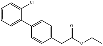 ETHYL (2''-CHLORO-BIPHENYL-4-YL)-ACETATE Structure