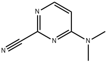 2-Pyrimidinecarbonitrile, 4-(dimethylamino)- (9CI) Structure