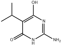 4(1H)-Pyrimidinone,2-amino-6-hydroxy-5-(1-methylethyl)-(9CI) Structure