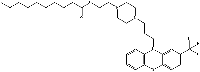 Fluphenazine decanoate  Structure
