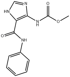 Carbamic acid, [5-[(phenylamino)carbonyl]-1H-imidazol-4-yl]-, methyl ester 구조식 이미지