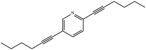 2,5-di-1-hexynylpyridine 구조식 이미지