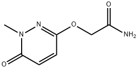 Acetamide, 2-[(1,6-dihydro-1-methyl-6-oxo-3-pyridazinyl)oxy]- (9CI) 구조식 이미지