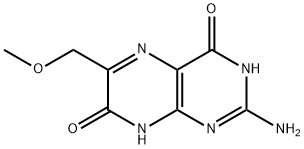 4,7(1H,8H)-Pteridinedione, 2-amino-6-(methoxymethyl)- (9CI) 구조식 이미지