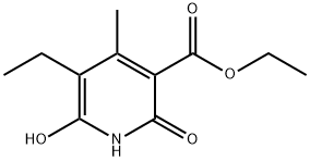 3-Pyridinecarboxylic acid, 5-ethyl-1,2-dihydro-6-hydroxy-4-methyl-2-oxo-, ethyl ester (9CI) Structure