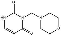 3-morpholin-4-ylmethyl-1H-pyrimidine-2,4-dione 구조식 이미지