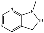 1H-Pyrazolo[3,4-d]pyrimidine, 2,3-dihydro-1-methyl- (9CI) Structure