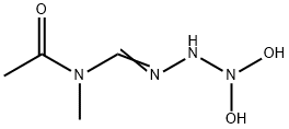 Acetamide, N-[(2,2-dihydroxyhydrazino)iminomethyl]-N-methyl- (9CI) Structure
