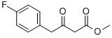 4-(4-FLUORO-PHENYL)-3-OXO-BUTYRIC ACID METHYL ESTER Structure