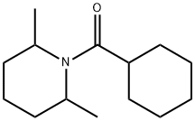 1-(사이클로헥실카보닐)-2,6-디메틸피페리딘 구조식 이미지