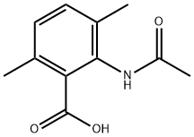 Benzoic acid, 2-(acetylamino)-3,6-dimethyl- (9CI) Structure