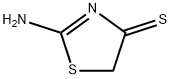 4(5H)-Thiazolethione,  2-amino- Structure
