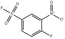 4-FLUORO-3-NITRO-BENZENESULFONYL FLUORIDE Structure