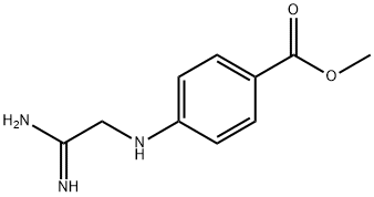 Benzoic acid, 4-[(2-amino-2-iminoethyl)amino]-, methyl ester (9CI) Structure