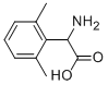 BENZENEACETIC ACID,A-AMINO-2,6-DIMETHYL- 구조식 이미지