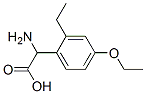 Benzeneacetic acid, alpha-amino-4-ethoxy-2-ethyl- (9CI) Structure