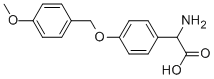 DL-4-[(4-METHOXYPHENYL)METHOXY]-PHENYLGLYCINE Structure