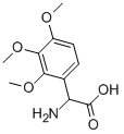 AMINO-(2,3,4-TRIMETHOXY-PHENYL)-ACETIC ACID Structure