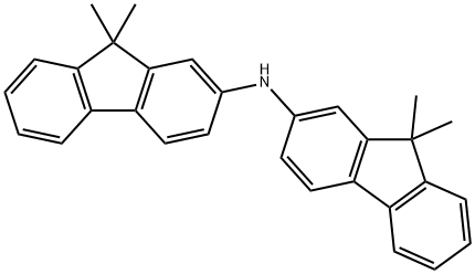 Bis-(9,9-diMethyl-9H-fluoren-2-yl)-aMine 구조식 이미지
