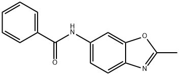 Benzamide, N-(2-methyl-6-benzoxazolyl)- (9CI) Structure