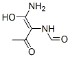 Formamide, N-[(1E)-1-(aminohydroxymethylene)-2-oxopropyl]- (9CI) Structure