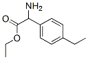 Benzeneacetic acid, alpha-amino-4-ethyl-, ethyl ester (9CI) Structure