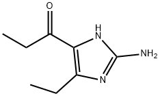 1-Propanone,  1-(2-amino-5-ethyl-1H-imidazol-4-yl)-  (9CI) Structure