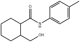 Cyclohexanecarboxamide, 2-(hydroxymethyl)-N-(4-methylphenyl)- (9CI) Structure