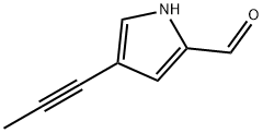 1H-Pyrrole-2-carboxaldehyde, 4-(1-propynyl)- (9CI) Structure